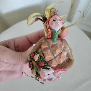 Pineapple Elf Holiday Ornament